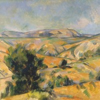 ポール・セザンヌ「ガルダンヌから見たサント゠ヴィクトワール山」1892–95年 油彩、カンヴァス 73.0×92.0cm 横浜美術館蔵