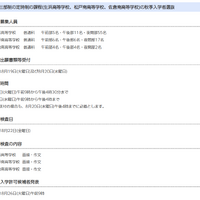 【高校受験2025】千葉県公立高の秋季入試日、定時制8/22・通信制9/5 画像