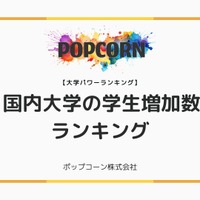 大学の学生数増加ランキング、1位は1,500人増の芸術系大学