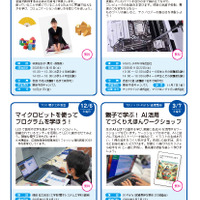 TDU 社会・地域連携事業 公開講座 D-SciTechプログラム10月-3月