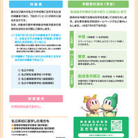 令和7年度東京都私立中学校等授業料軽減助成金案内