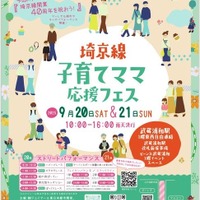 埼京線40周年「子育てママ応援フェス」9/20-21