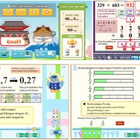 「Surala Math」の学習画面