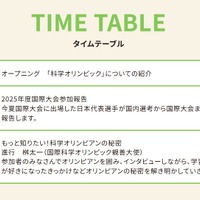 タイムテーブル