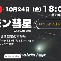 千年に一度「レモン彗星」18時よりライブ配信…アストロアーツ