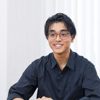 工学部機械電気システム工学科1年生：長尾 陸さん