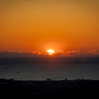 展望台から見た初日の出(2025年)