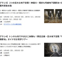 神田川・環状七号線地下調節池インフラツアーの一部