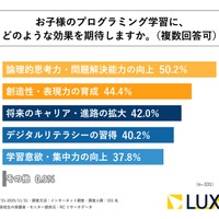 プログラミング学習にどのような効果を期待するか