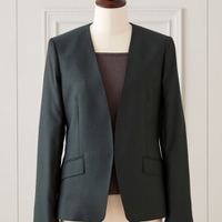 ノーカラー（ホック）ジャケット