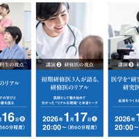 医師を志す君へ贈る3講演