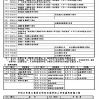 令和8年度三重県立高等学校入学者選抜実施日程