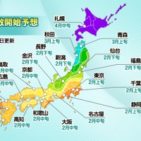 花粉飛散量は平年比128%、2026年は北日本で大幅増加の予想