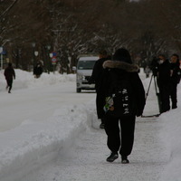 北海道大学試験場（札幌キャンパス）2026年1月17日 共通テスト1日目のようす