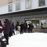 北海道大学試験場（札幌キャンパス）2026年1月17日 共通テスト1日目のようす（記事の内容とは関係ありません）