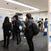 第2回高専起業家サミットでのポスター展示のようす