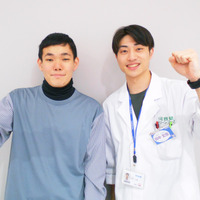 M.Kさん（理科三類豪アック／東海高校出身）と千種校グリーンコースのチューター田中さん