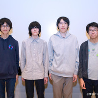 IOI 2026日本代表選手　（左から）筧さん、辛嶋さん、木村さん、平澤さん