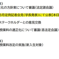 今後のスケジュール案