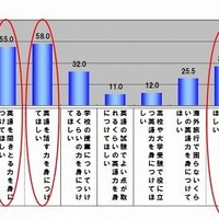 子どもの英語教育に対する期待 子どもの英語教育に対する期待