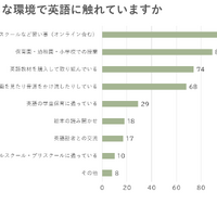 どのような環境で英語に触れていますか