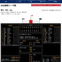 2026春季リーグ戦 東大ー法大1回戦