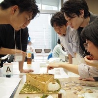 未来の建築家を育てる「中高生建築コンペ挑戦プロジェクト」対面イベント交流会のようす