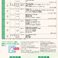 日程表