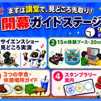 見どころ先取り！ 開幕ガイドステージ