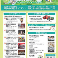 栃木県民の日記念イベント6/13…動物ふれあいやゲーム体験、県内外の施設優待も