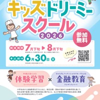 小学生向け体験イベント「ちゅうぎん☆キッズドリーミースクール」開催
