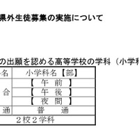 令和9年度鳥取県立高等学校入学者選抜について（特色入学者選抜概要、県外生徒募集概要等について）
