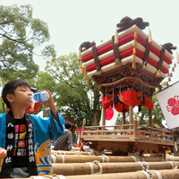 地域の秋祭りに参加