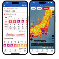 お天気アプリ「ウェザーニュース」熱中症情報