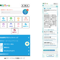スマートフォンの画面イメージ