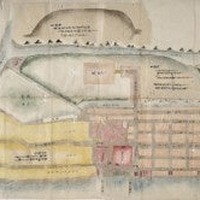 「横浜村御固人数宿割之図」安政元年（1854）、横浜開港資料館蔵