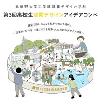 武蔵野大、高校生対象「空間デザインアイデア」作品募集