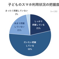 子供のスマホ利用状況の把握度