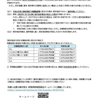 群馬県内の高等学校等に在学している高校生等の世帯向け（家計急変申請）