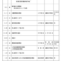 令和9年度秋田県立中学校入学者選抜関係日程