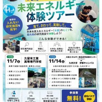 水素エネルギー実践ツアー チラシ