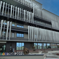 玉川大学の「STREAM Hall 2019」内に、イレイサーズの活動拠点「ロボティクスラボ」が設置されている