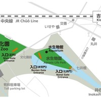 入退園門の位置