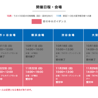 開催日程・会場
