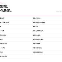 参加校（2026年10月20日時点）