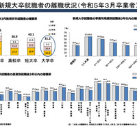大卒の3年以内離職率31.2％、小規模事業所ほど高く…厚労省