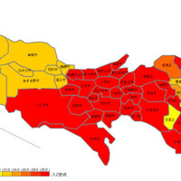 都内における感染性胃腸炎の保健所別発生状況　2012年第48週（11月26日～12月2日）