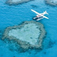 オーストラリアのハート形サンゴ礁「ハートリーフ」