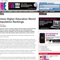 Times Higher Education World Reputation Rankings