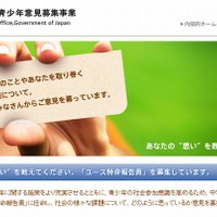 内閣府青少年意見募集事業